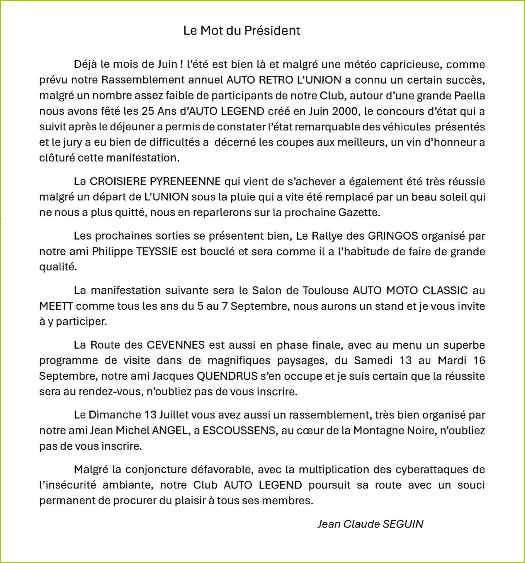 Mot du p juin 25